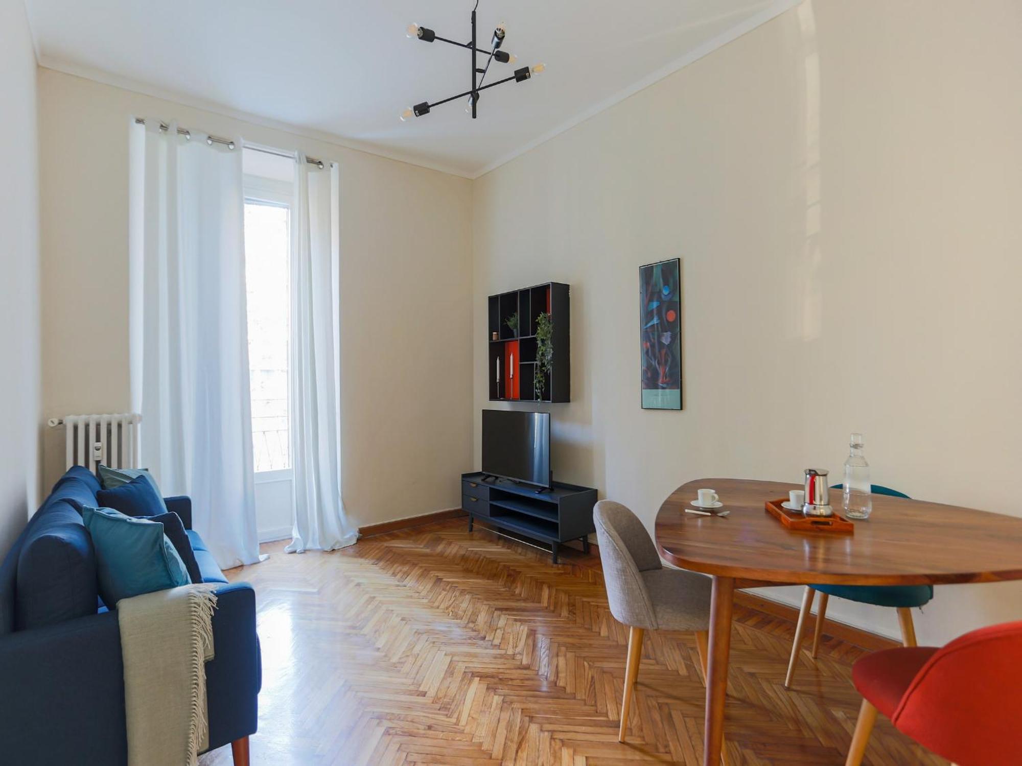 The Best Rent - Bright One Bedroom Apartment With Balcony In Moscova Milánó Kültér fotó