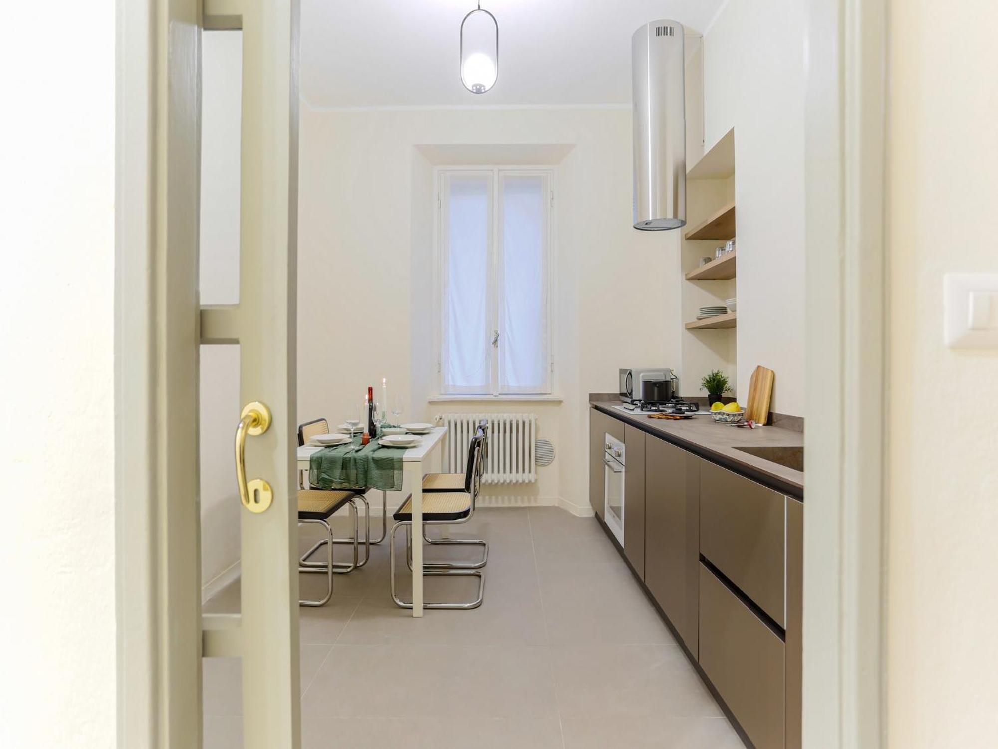 The Best Rent - Bright One Bedroom Apartment With Balcony In Moscova Milánó Kültér fotó