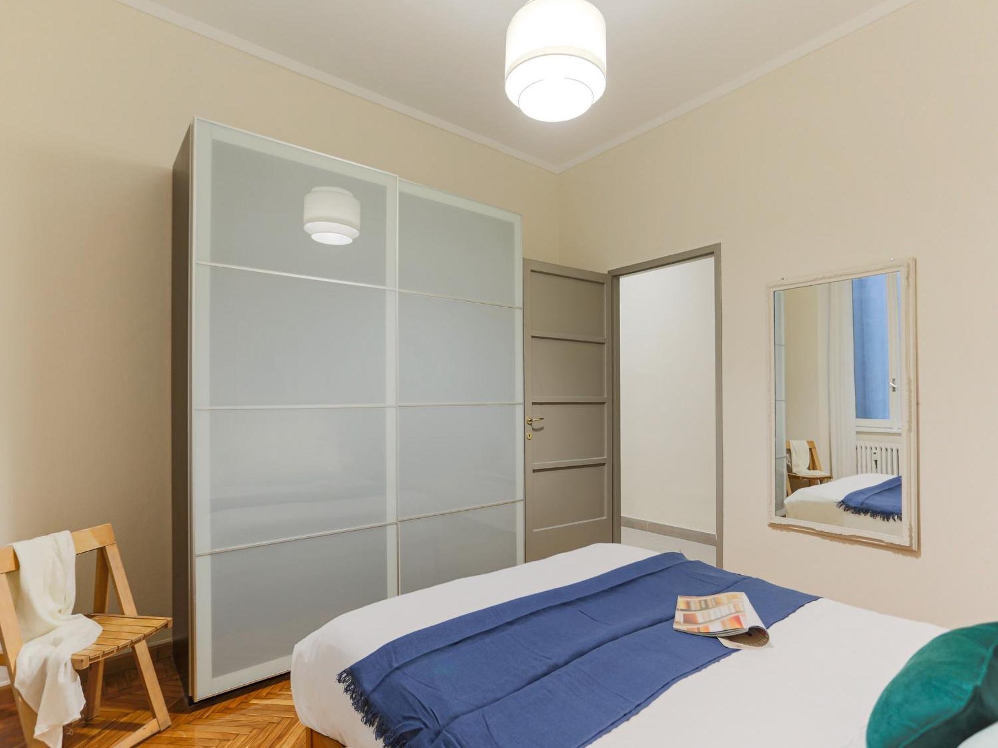 The Best Rent - Bright One Bedroom Apartment With Balcony In Moscova Milánó Kültér fotó